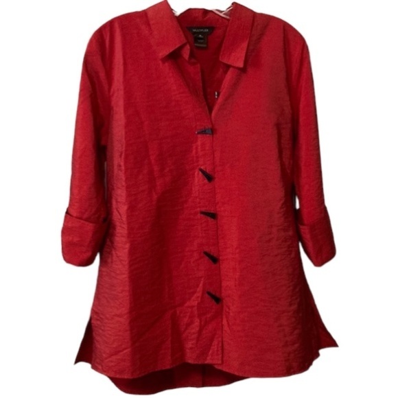 Red blouse tunic - Picture 1 of 10